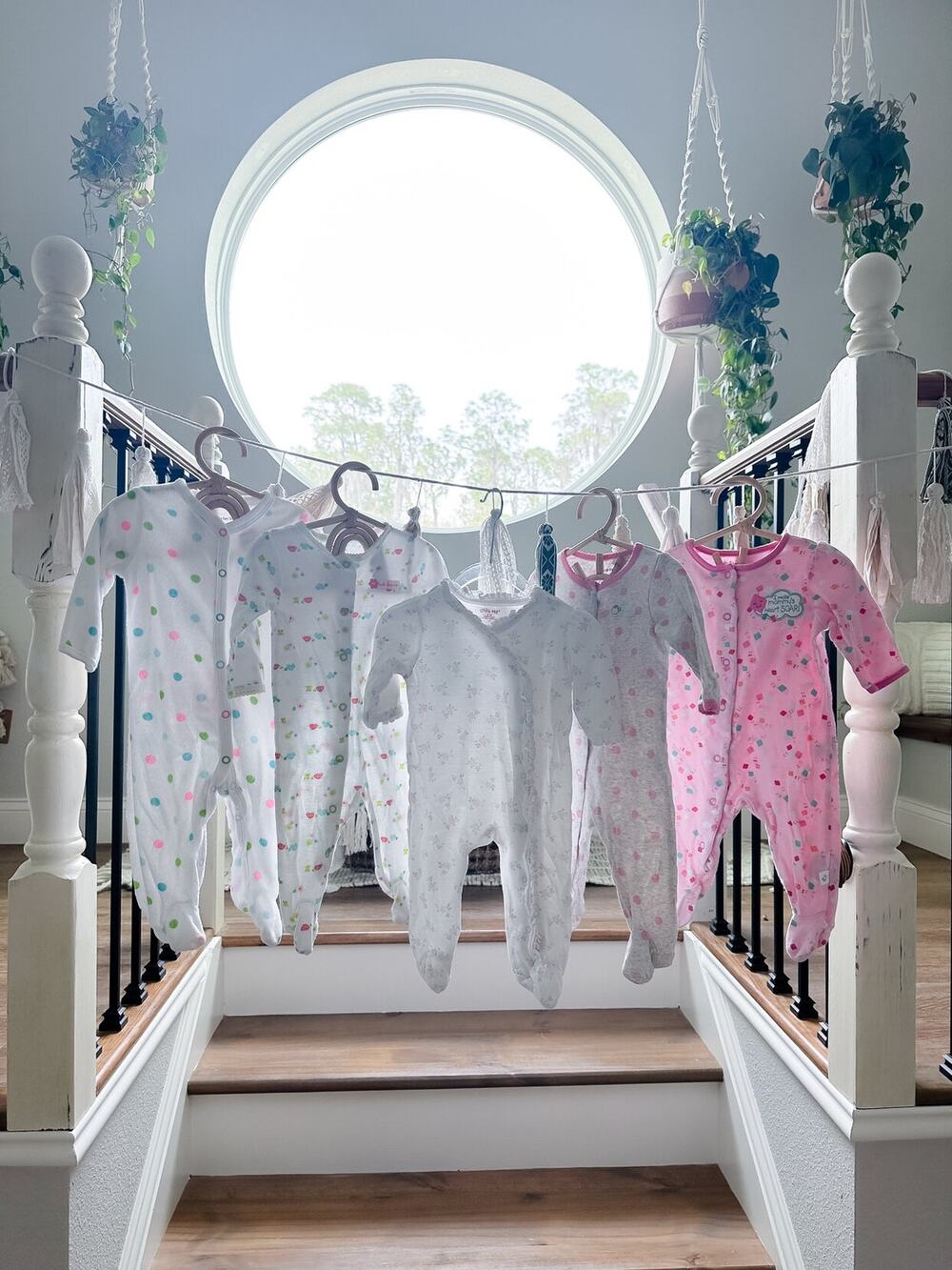 Bulk Lot 5 Footie Pajama Sleepers Darling Prints + Cozy 6mths